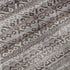 8' X 10' Brown And Beige Striped Washable Area Rug With UV Protection