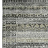 5' X 8' Pewter And Charcoal Striped Washable Area Rug With UV Protection