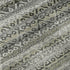 8' Pewter And Charcoal Striped Washable Round Rug With UV Protection