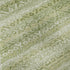 8' Sage And Beige Striped Washable Round Rug With UV Protection