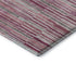 5' X 8' Blush And Silver Striped Washable Area Rug With UV Protection