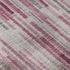 5' X 8' Blush And Silver Striped Washable Area Rug With UV Protection
