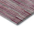 9' X 12' Blush And Silver Striped Washable Area Rug With UV Protection