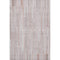 8' X 10' Coral And Beige Striped Washable Area Rug With UV Protection