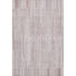 8' X 10' Coral And Beige Striped Washable Area Rug With UV Protection