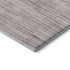 8' X 10' Coral And Beige Striped Washable Area Rug With UV Protection