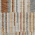 5' X 8' Rust And Gray Striped Washable Area Rug With UV Protection