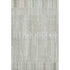 8' X 10' Sage And Ivory Striped Washable Area Rug With UV Protection