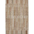 8' X 10' Terra Cotta And Beige Striped Washable Area Rug With UV Protection