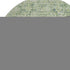 8' Sage And Olive Green Abstract Washable Round Rug With UV Protection