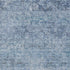 5' X 8' Blue And Denim Blue Abstract Washable Area Rug With UV Protection