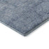 5' X 8' Blue And Denim Blue Abstract Washable Area Rug With UV Protection