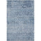 8' X 10' Blue And Denim Blue Abstract Washable Area Rug With UV Protection