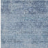 8' X 10' Blue And Denim Blue Abstract Washable Area Rug With UV Protection