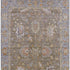 8' X 10' Brown And Lavender Oriental Washable Area Rug With UV Protection