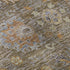 8' X 10' Brown And Lavender Oriental Washable Area Rug With UV Protection