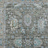 9' X 12' Fern Green And Denim Blue Oriental Washable Area Rug With UV Protection