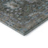 9' X 12' Fern Green And Denim Blue Oriental Washable Area Rug With UV Protection