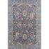 5' X 8' Gray And Copper Oriental Washable Area Rug With UV Protection