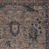 5' X 8' Coffee And Copper Oriental Washable Area Rug With UV Protection