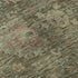 5' X 8' Olive Green And Beige Oriental Washable Area Rug With UV Protection