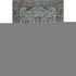 8' X 10' Pewter And Teal Oriental Washable Area Rug With UV Protection