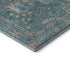 8' X 10' Teal And Copper Oriental Washable Area Rug With UV Protection
