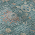 8' X 10' Teal And Copper Oriental Washable Area Rug With UV Protection