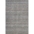 5' X 8' Brown And Beige Striped Washable Area Rug With UV Protection