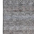 5' X 8' Brown And Beige Striped Washable Area Rug With UV Protection