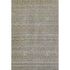 8' X 10' Khaki And Beige Striped Washable Area Rug With UV Protection