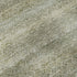 8' Linen And Beige Striped Washable Round Rug With UV Protection