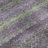 8' X 10' Purple And Green Striped Washable Area Rug With UV Protection
