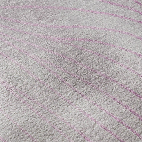 5' X 8' Blush And Linen Abstract Washable Area Rug With UV Protection