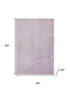 5' X 8' Blush And Linen Abstract Washable Area Rug With UV Protection