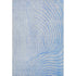 5' X 8' Blue And Silver Abstract Washable Area Rug With UV Protection