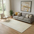 5' X 8' Gold And Silver Abstract Washable Area Rug With UV Protection