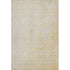 5' X 8' Gold And Silver Abstract Washable Area Rug With UV Protection