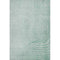 5' X 8' Mint Green And Silver Abstract Washable Area Rug With UV Protection