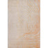 9' X 12' Orange And Silver Abstract Washable Area Rug With UV Protection