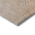 9' X 12' Orange And Silver Abstract Washable Area Rug With UV Protection