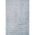 8' X 10' Sky Blue And Silver Abstract Washable Area Rug With UV Protection