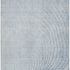 8' X 10' Sky Blue And Silver Abstract Washable Area Rug With UV Protection