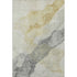 9' X 12' Beige And Gray Abstract Washable Area Rug With UV Protection