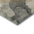8' X 10' Orange And Gray Abstract Washable Area Rug With UV Protection