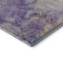 8' X 10' Purple And Gold Abstract Washable Area Rug With UV Protection