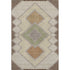 5' X 8' Brown And Copper Geometric Washable Area Rug With UV Protection