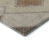 5' X 8' Brown And Copper Geometric Washable Area Rug With UV Protection