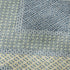 5' X 8' Denim Blue And Gray Geometric Washable Area Rug With UV Protection