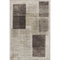 5' X 8' Brown And Taupe Geometric Washable Area Rug With UV Protection